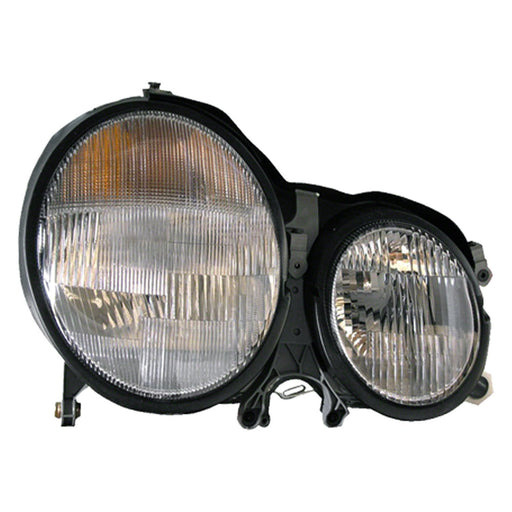 2000-2003 Mercedes-Benz E320/E430/E55 AMG Passenger Side Headlight Assembly S210 Halogen Composite Sedan/Wagon - MB2503105-Partify-Painted-Replacement-Body-Parts