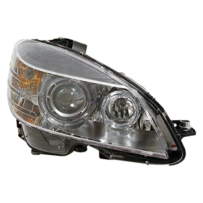 2008-2011 Mercedes-Benz C230/C250/C300/C350 Passenger Side Headlight Assembly W204 Bi-Xenon W/O Curve Lighting Composite - MB2503166-Partify-Painted-Replacement-Body-Parts