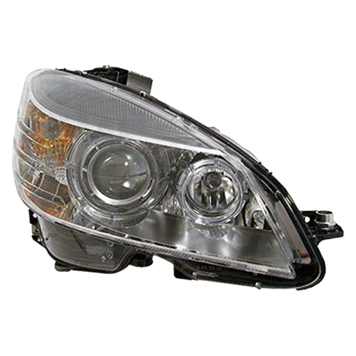 2008-2011 Mercedes-Benz C230/C250/C300/C350 Passenger Side Headlight Assembly W204 Bi-Xenon W/O Curve Lighting Composite - MB2503166-Partify-Painted-Replacement-Body-Parts
