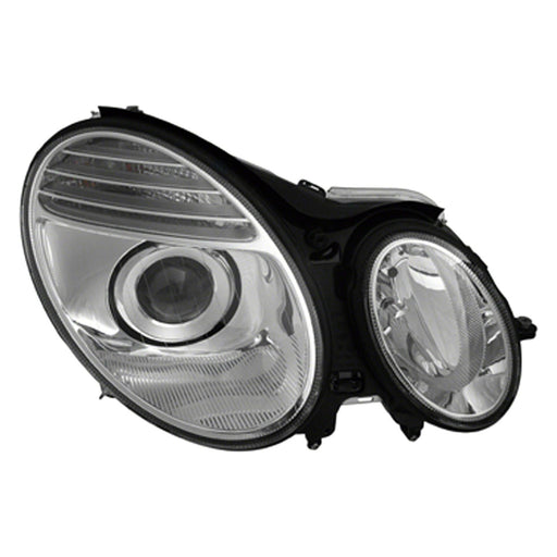 2007-2009 Mercedes-Benz E350/E550/E63 AMG Passenger Side Headlight Assembly Xenon W/Curve Lighting From 8-31-06 Composite - MB2503174-Partify-Painted-Replacement-Body-Parts