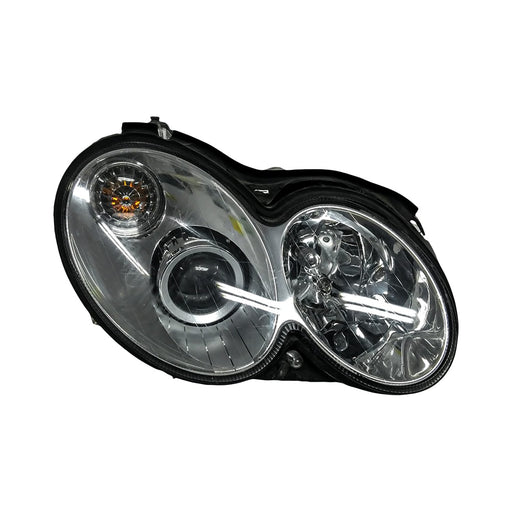 2006-2009 Mercedes-Benz CLK350/CLK500/CLK55 AMG/CLK550/CLK63 AMG Passenger Side Headlight Assembly Xenon W/O Curve Lighting From 3-31-06 Composite - MB2503184-Partify-Painted-Replacement-Body-Parts