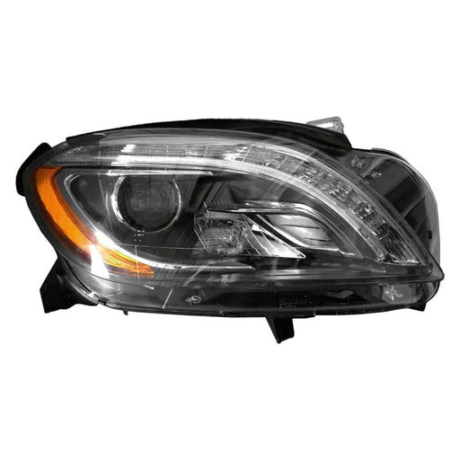 2012-2015 Mercedes-Benz ML350/ML550/ML63 AMG Passenger Side Headlight Assembly W166 Bi-Xenon W/O Night Vision Composite - MB2503195-Partify-Painted-Replacement-Body-Parts