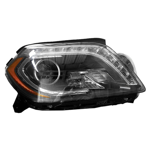2013-2016 Mercedes-Benz GL350/GL450/GL550/GL63 AMG Passenger Side Headlight Assembly X166 W/Cornering Lamps W/O Night Vision Composite - MB2503216-Partify-Painted-Replacement-Body-Parts