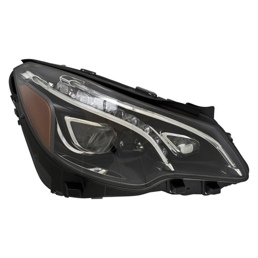 2010-2017 Mercedes-Benz E350/E400/E550 Passenger Side Headlight Assembly C207 Led W/Cornering Lamps Composite Convertible/Coupe - MB2503233-Partify-Painted-Replacement-Body-Parts