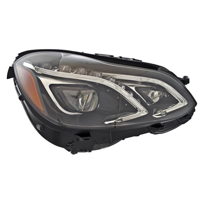 2014-2016 Mercedes-Benz E300/E350/E400/E550/E63 AMG/E63 AMG S Hybrid Passenger Side Headlight Assembly S212 W/Cornering Lamps W/O Night Vision System Composite Sedan/Wagon - MB2503240-Partify-Painted-Replacement-Body-Parts