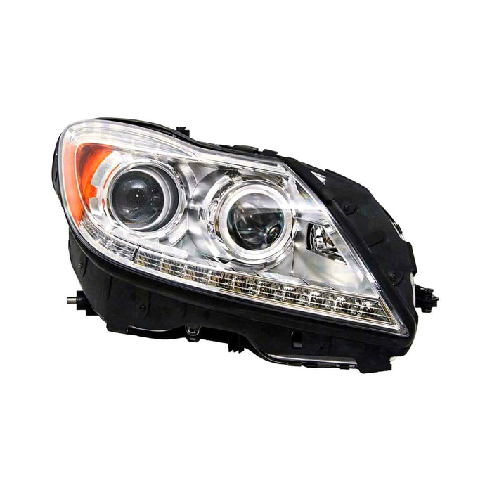2012 Mercedes-Benz CL550/CL600/CL63 AMG/CL65 AMG Passenger Side Headlight Assembly C216 Bi-Xenon W/Active Curve Lighting W/O Night View Assist Composite - MB2503250-Partify-Painted-Replacement-Body-Parts