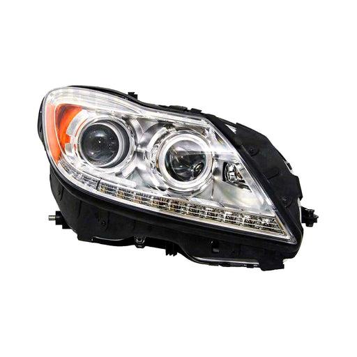 2012 Mercedes-Benz CL550/CL600/CL63 AMG/CL65 AMG Passenger Side Headlight Assembly C216 Bi-Xenon W/Active Curve Lighting W/O Night View Assist Composite - MB2503250-Partify-Painted-Replacement-Body-Parts