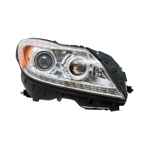 2012-2014 Mercedes-Benz CL550/CL600/CL63 AMG/CL65 AMG Passenger Side Headlight Assembly C216 Bi-Xenon W/Active Curve Lighting W/Night View Assist Composite - MB2503251-Partify-Painted-Replacement-Body-Parts