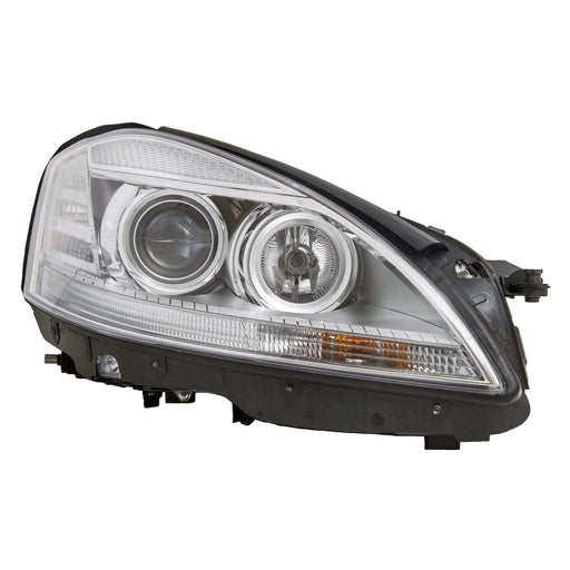2011-2013 Mercedes-Benz S400/S450/S550/S600 Passenger Side Headlight Assembly W221 Bi-Xenon W/O Night Vision W/O Active Curve Lighting Composite - MB2503252-Partify-Painted-Replacement-Body-Parts