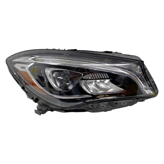 2014-2019 Mercedes-Benz CLA250/CLA45 AMG Passenger Side Headlight Assembly C117 Led Composite - MB2503258-Partify-Painted-Replacement-Body-Parts