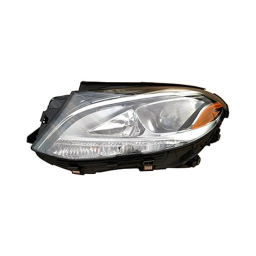 2016-2019 Mercedes-Benz GLE300d/GLE350/GLE400/GLE550/GLE63 AMG/GLE63 AMG S Driver Side Headlight Lens Housing W166 W/O Led - MB2518107-Partify-Painted-Replacement-Body-Parts