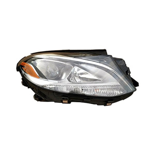 2016-2019 Mercedes-Benz GLE300d/GLE350/GLE400/GLE550/GLE63 AMG/GLE63 AMG S Passenger Side Headlight Lens Housing W166 W/O Led - MB2519107-Partify-Painted-Replacement-Body-Parts