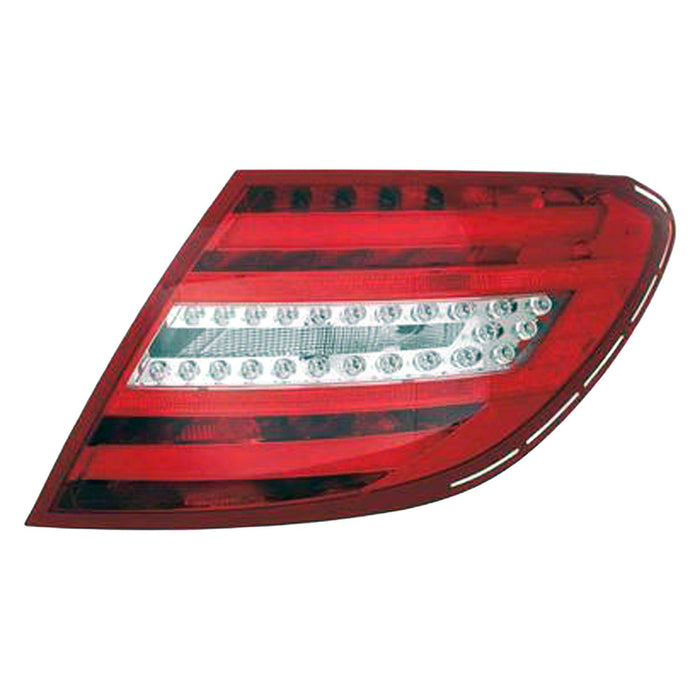2012-2015 Mercedes-Benz C250/C350/C63 AMG Passenger Side Tail Light Assembly W204 Coupe - MB2801135-Partify-Painted-Replacement-Body-Parts