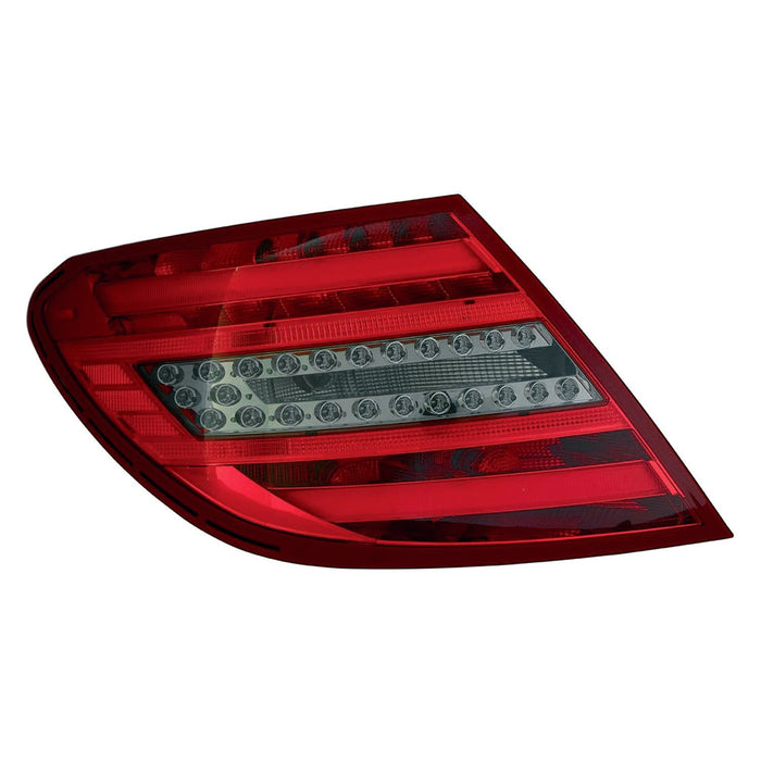 2008-2014 Mercedes-Benz C250/C300/C350/C63 AMG Tail Light Set W204 Led Red/Smoke Lens Coupe/Sedan - MB2811101-Partify-Painted-Replacement-Body-Parts
