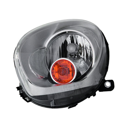 2011-2016 Mini Cooper Countryman Driver Side Headlight Assembly R60 Halogen Yellow Indicator Composite - MC2502109-Partify-Painted-Replacement-Body-Parts