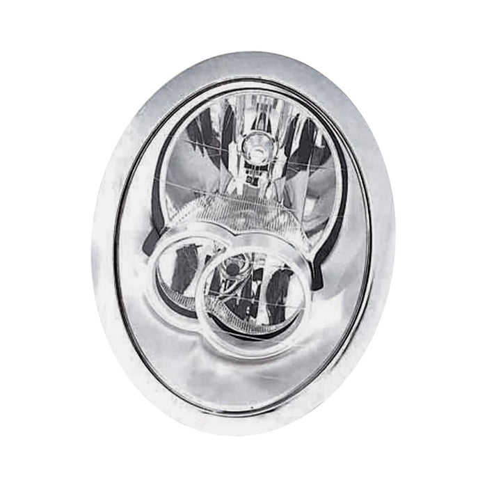2005-2008 Mini Cooper Passenger Side Headlight Assembly Halogen W/O Headlamp Washer Composite - MC2503102-Partify-Painted-Replacement-Body-Parts