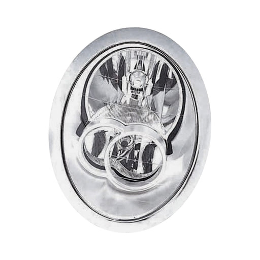2005-2008 Mini Cooper Passenger Side Headlight Assembly Halogen W/O Headlamp Washer Composite - MC2503102-Partify-Painted-Replacement-Body-Parts