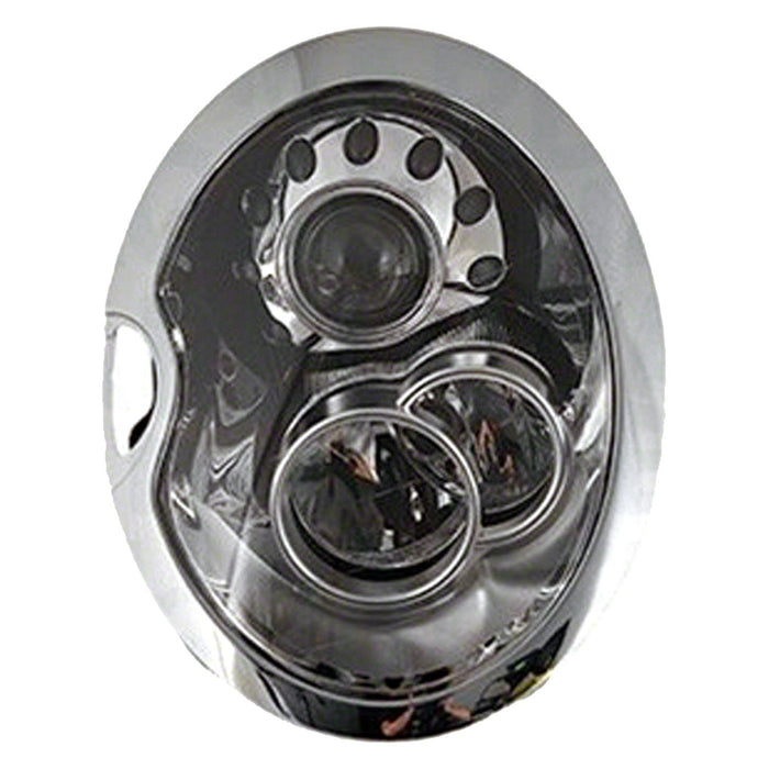 2005-2008 Mini Cooper Passenger Side Headlight Assembly W/Xenon W/O Headlamp Washers Composite - MC2503103-Partify-Painted-Replacement-Body-Parts