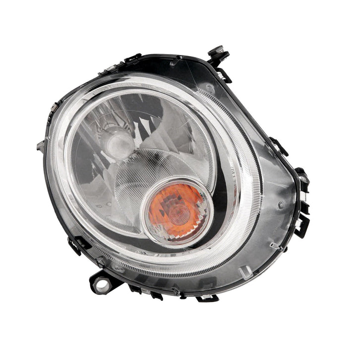 2007-2015 Mini Cooper Clubman/S Passenger Side Headlight Assembly Halogen White Indicator Composite Convertible/Hatchback - MC2503107-Partify-Painted-Replacement-Body-Parts