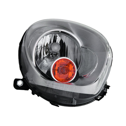 2011-2016 Mini Cooper Countryman Passenger Side Headlight Assembly R60 Halogen Yellow Indicator Composite - MC2503109-Partify-Painted-Replacement-Body-Parts