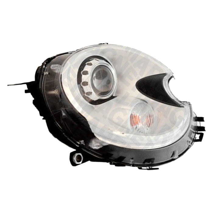 2007-2015 Mini Cooper Clubman/Roadster Passenger Side Headlight Assembly R56 Xenon W/O Housing Composite Convertible/Coupe/Hatchback - MC2503116-Partify-Painted-Replacement-Body-Parts