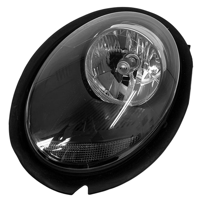 2019-2021 Mini Cooper Driver Side Headlight Lens Housing F55 Halogen White Indicator 4 Door Convertible/Hatchback - MC2518104-Partify-Painted-Replacement-Body-Parts