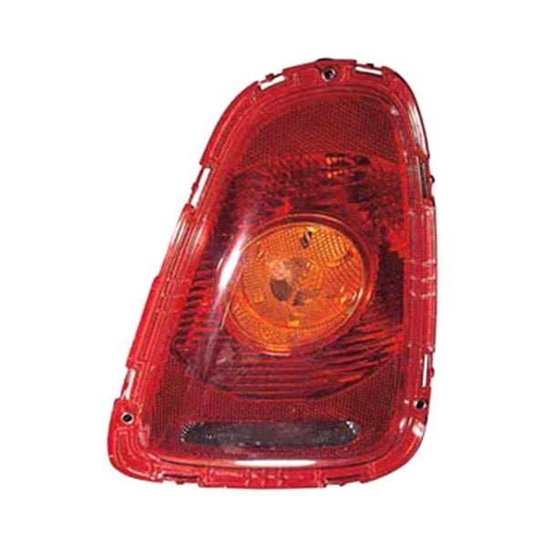 2007-2010 Mini Cooper Passenger Side Tail Light Assembly W/Amber Lens - MC2801103-Partify-Painted-Replacement-Body-Parts