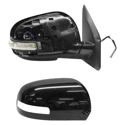 2010-2013 Mitsubishi Outlander Passenger Side Door Mirror Power Non-Heated W/Signal Lamp W/Cover Assembly - MI1321142-Partify-Painted-Replacement-Body-Parts