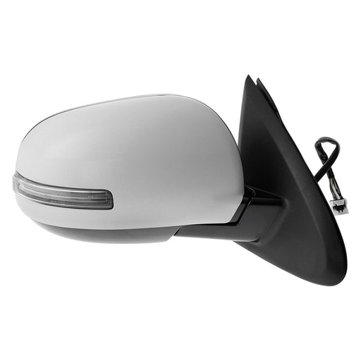 2016-2017 Mitsubishi Outlander Passenger Side Door Mirror W/Turn Signal Lamps Pwr Folding W/Cover Assembly - MI1321152-Partify-Painted-Replacement-Body-Parts