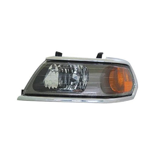 2000-2004 Mitsubishi Montero Sport Driver Side Headlight Assembly W/Bright Bezel From 3/00 Composite - MI2502121-Partify-Painted-Replacement-Body-Parts