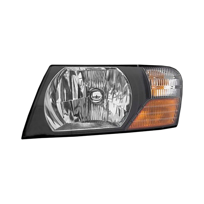 2001-2002 Mitsubishi Montero Driver Side Headlight Assembly Composite - MI2502125-Partify-Painted-Replacement-Body-Parts