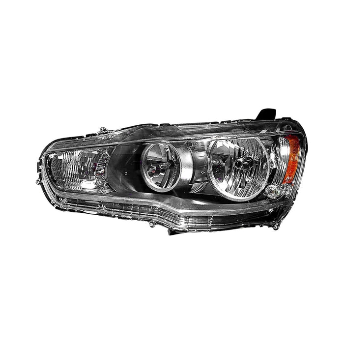 2008-2009 Mitsubishi Lancer Evolution GSR/Evolution MR Driver Side Headlight Assembly Halogen Composite - MI2502139-Partify-Painted-Replacement-Body-Parts