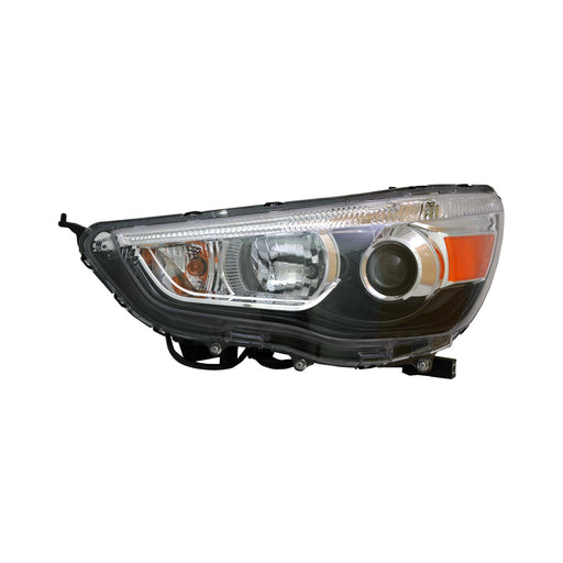 2011-2019 Mitsubishi Outlander Sport/RVR Driver Side Headlight Assembly Halogen Composite - MI2502160-Partify-Painted-Replacement-Body-Parts