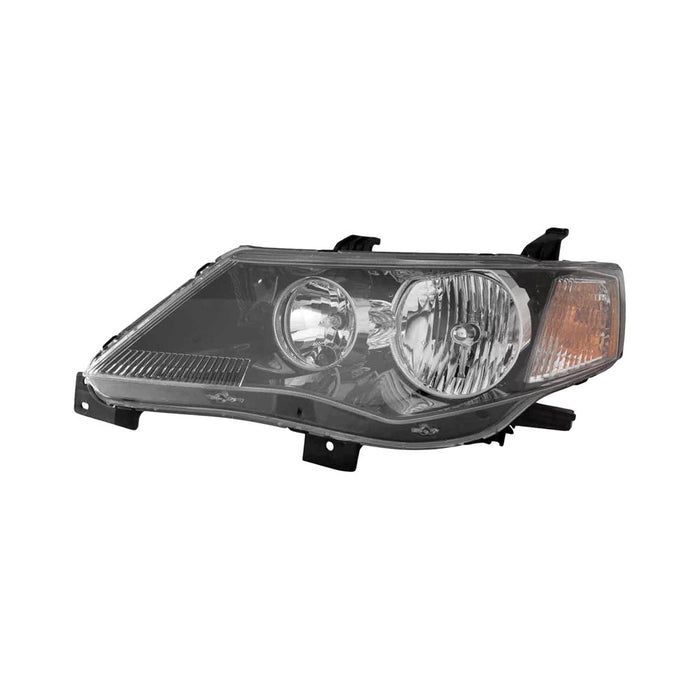 2009 Mitsubishi Outlander Driver Side Headlight Assembly Halogen Gloss Bezel Composite - MI2502162-Partify-Painted-Replacement-Body-Parts