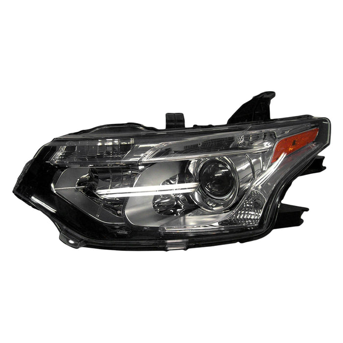 2014-2015 Mitsubishi Outlander Driver Side Headlight Assembly Hid Composite - MI2502165-Partify-Painted-Replacement-Body-Parts