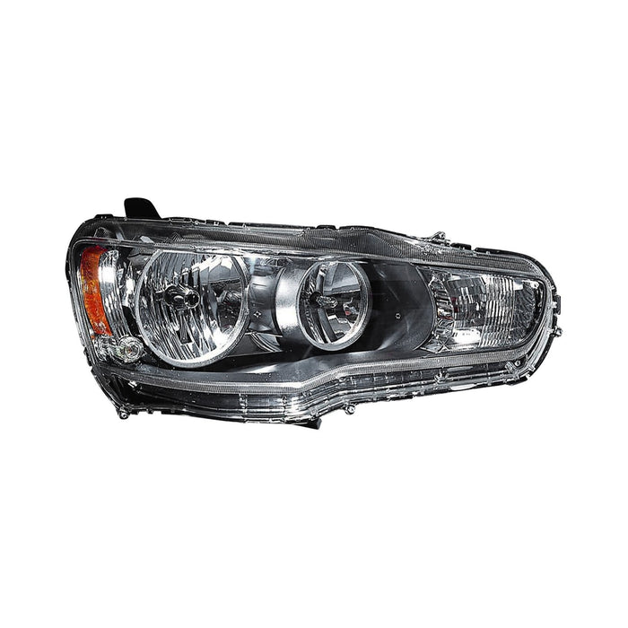 2008-2009 Mitsubishi Lancer Evolution GSR/Evolution MR Passenger Side Headlight Assembly Halogen Composite - MI2503139-Partify-Painted-Replacement-Body-Parts