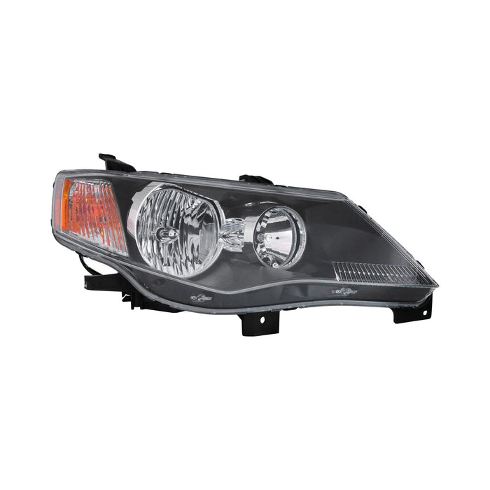 2007-2008 Mitsubishi Outlander Passenger Side Headlight Assembly Halogen Matte Bezel Composite - MI2503144-Partify-Painted-Replacement-Body-Parts
