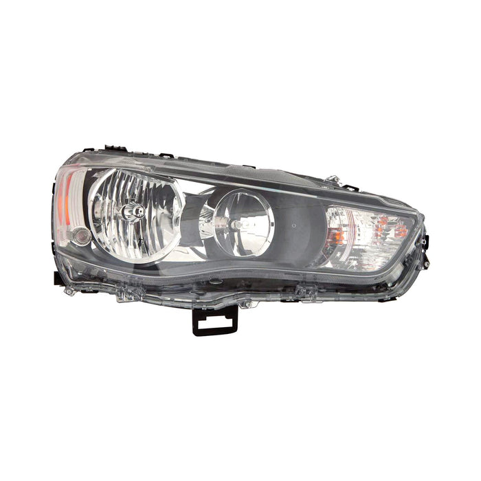 2010-2013 Mitsubishi Outlander Passenger Side Headlight Assembly Halogen Composite - MI2503157-Partify-Painted-Replacement-Body-Parts