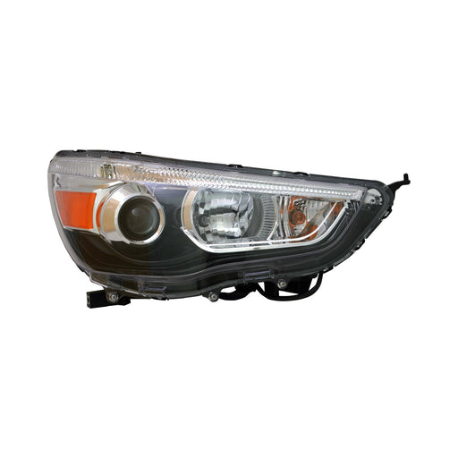 2011-2019 Mitsubishi Outlander Sport/RVR Passenger Side Headlight Assembly Halogen Composite - MI2503160-Partify-Painted-Replacement-Body-Parts