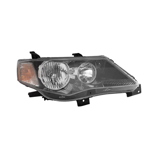 2009 Mitsubishi Outlander Passenger Side Headlight Assembly Halogen Gloss Bezel Composite - MI2503162-Partify-Painted-Replacement-Body-Parts