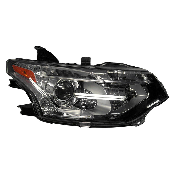 2014-2015 Mitsubishi Outlander Passenger Side Headlight Assembly Hid Composite - MI2503165-Partify-Painted-Replacement-Body-Parts
