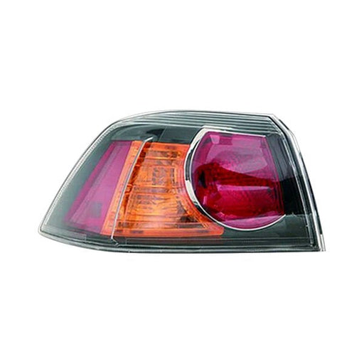 2009-2017 Mitsubishi Lancer Evolution/Evolution Final Edition/Evolution GSR/Evolution MR/Evolution MR Touring/Evolution RS/Evolution SE Driver Side Tail Light Assembly Outer - MI2804103-Partify-Painted-Replacement-Body-Parts