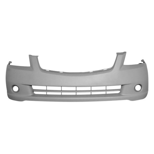2001-2004 Nissan Frontier Front Bumper W/Holes For Fender Flares Textured Dark Gray - NI1000221-Partify-Painted-Replacement-Body-Parts