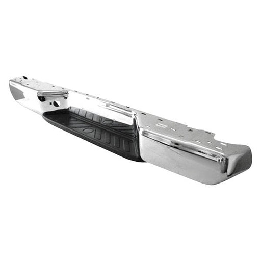 2005-2021 Nissan Frontier Rear Bumper Assembly W/License Lamps Face Bar/Upper/Center Pad W/O Park Chrome - NI1103114-Partify-Painted-Replacement-Body-Parts