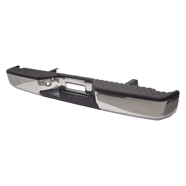 2004-2015 Nissan TITAN SE/SV Rear Bumper Assembly W/O Distance Sensors Chrome - NI1103116-Partify-Painted-Replacement-Body-Parts