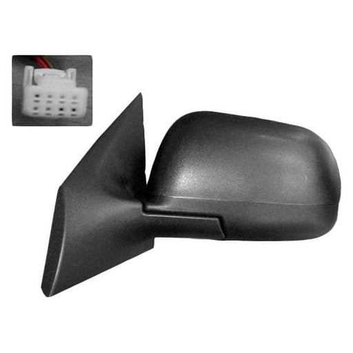 2012-2014 Nissan Versa 1.6 SL/1.6 SV Driver Side Door Mirror Power Non-Heated W/Cover Assembly - NI1320227-Partify-Painted-Replacement-Body-Parts