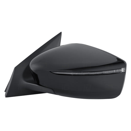 2015-2017 Nissan Versa Driver Side Door Mirror Power W/Signal Lamp W/Cover Assembly - NI1320253-Partify-Painted-Replacement-Body-Parts