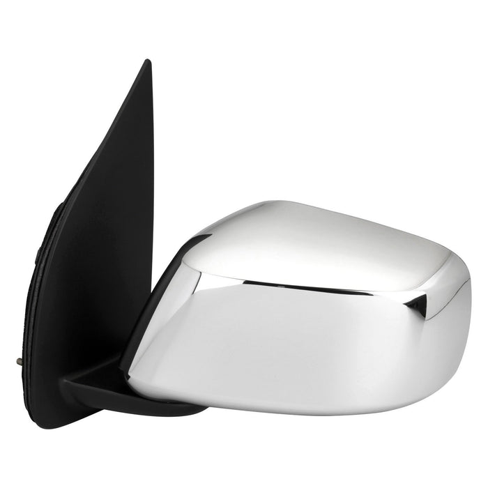 2011-2018 Nissan Frontier SL Driver Side Door Mirror Power Heated W/Cover Chrome Assembly - NI1320291-Partify-Painted-Replacement-Body-Parts