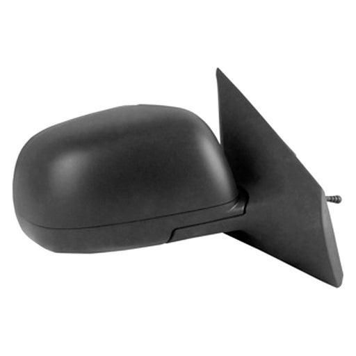 2012-2014 Nissan Versa 1.6 S/1.6 S Plus Passenger Side Door Mirror Manual W/Cover Textured Assembly - NI1321226-Partify-Painted-Replacement-Body-Parts