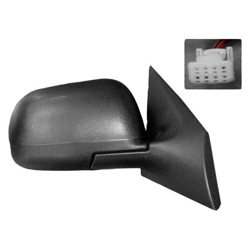 2012-2014 Nissan Versa 1.6 SL/1.6 SV Passenger Side Door Mirror Power Non-Heated W/Cover Assembly - NI1321227-Partify-Painted-Replacement-Body-Parts